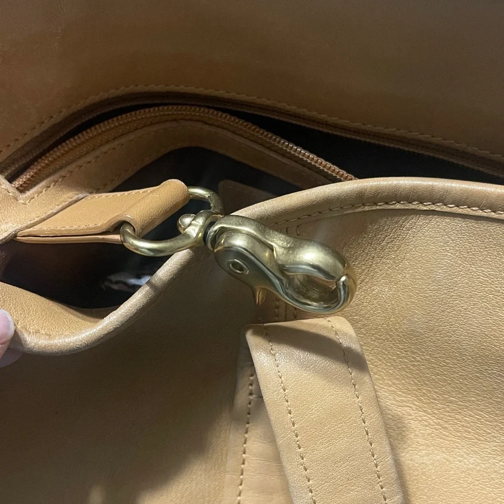 Coach 6509 Vintage Tote Shoulder Bag Leather Brown Gold Hardware - Picture 9 of 9